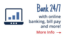Link to online banking and bill pay information 
